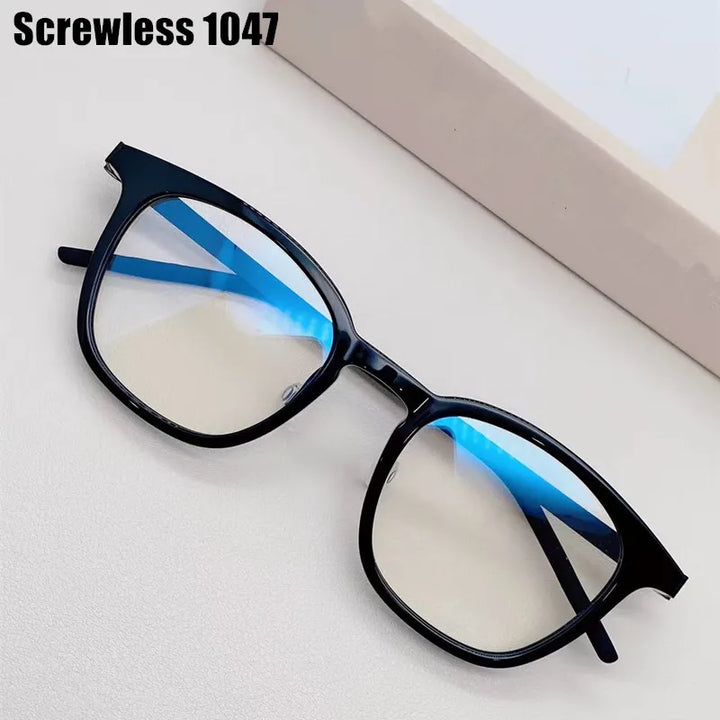 Aimee Unisex Full Rim Square Acetate Eyeglasses 1047 — view 1 | Aimee at FuzWeb