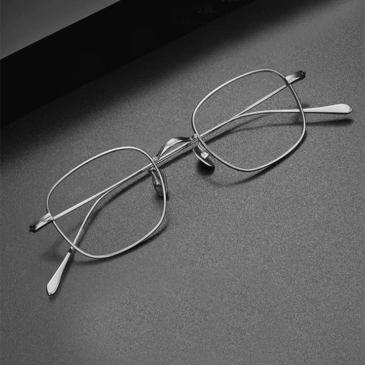 Blackmask Unisex Full Rim Square Titanium Eyeglasses BM-G199