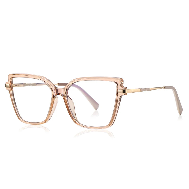 Vicky Women's Full Rim Butterfly Tr 90 Alloy Reading Glasses 46101