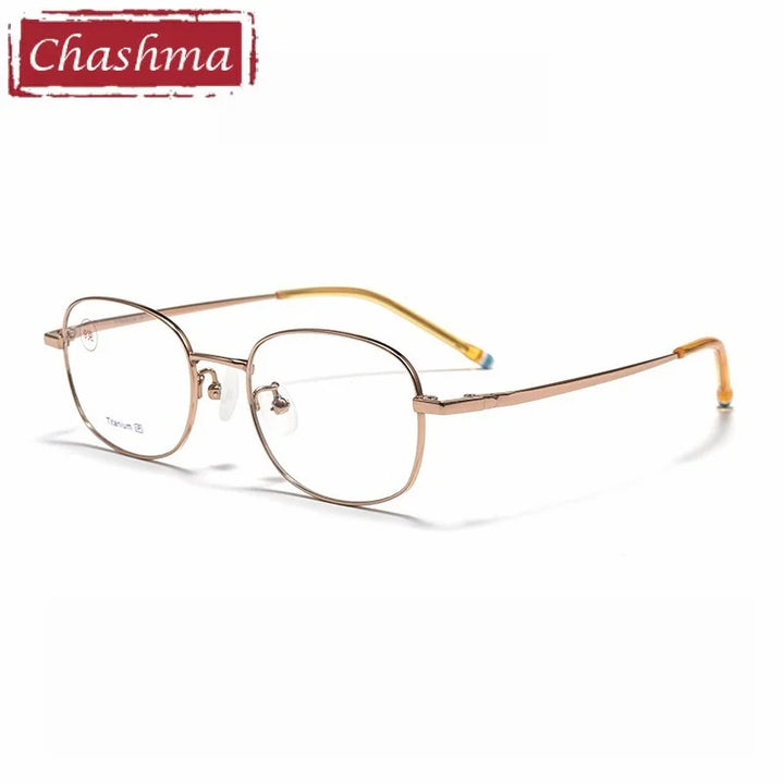 Chashma Ochki Unisex Youth's Full Rim Square Titanium Eyeglasses 881006