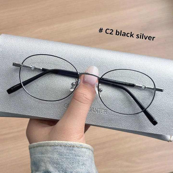 Xbora Women's Full Rim Oval Square Alloy Eyeglasses 19035