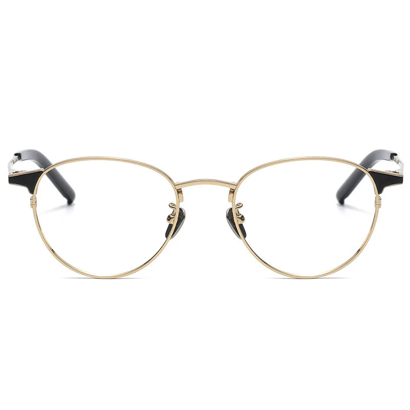 Aimee Unisex Full Rim Oval Square Titanium Eyeglasses 19960 Full Rim Aimee   