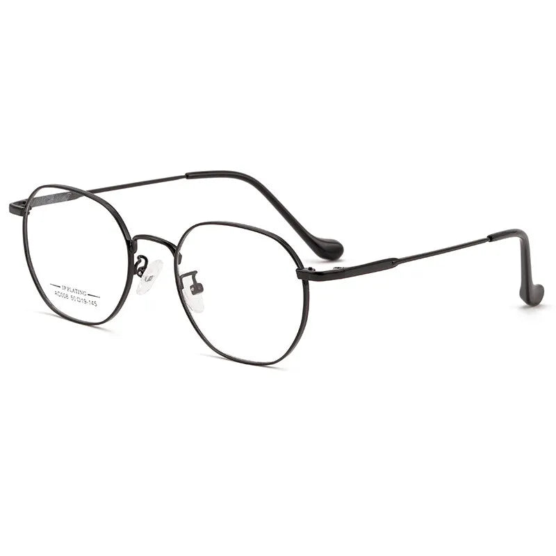 CCspace Women's Full Rim Round Alloy Reading Glasses 802708