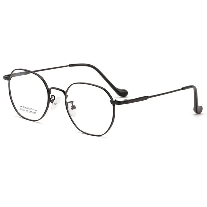 CCspace Women's Full Rim Round Alloy Reading Glasses 802708
