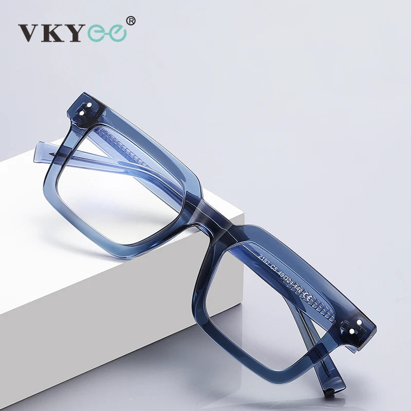 Vicky Women's Full Rim Small Square Tr 90 Alloy Reading Glasses 2192 Reading Glasses Vicky   