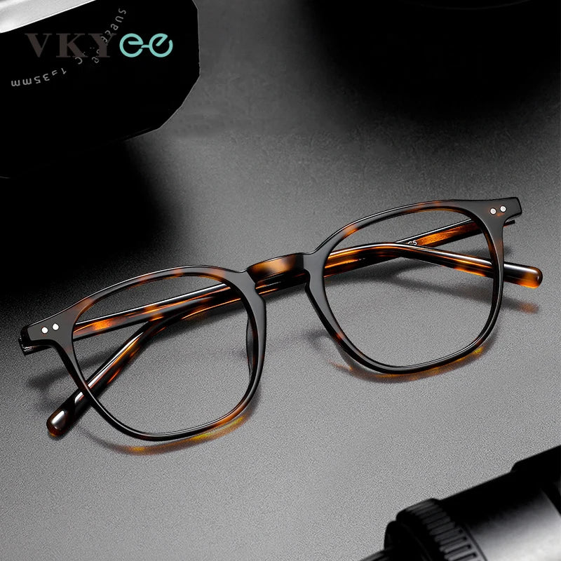 Vicky Unisex Full Rim Square Tr 90 Titanium Reading Glasses 319603