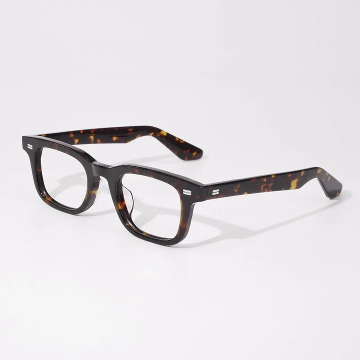 Hewei Unisex Full Rim Square Acetate Eyeglasses 98178