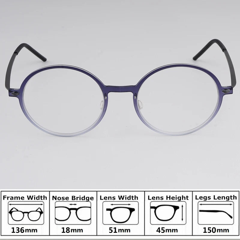 Bobbie Unisex Full Rim Square Acetate Eyeglasses 65-Series