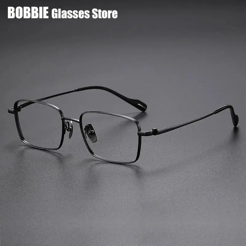 Bobbie Full Rim 810150 Unisex Titanium Square Frames FuzWeb
