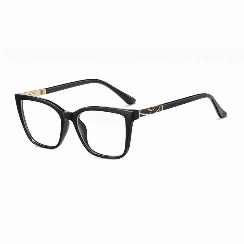Ralferty Women's Full Rim Square Tr 90 Titanium Eyeglasses 881710