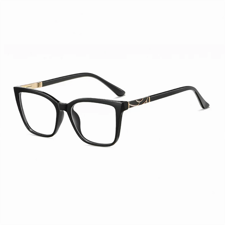 Ralferty Women's Full Rim Square Tr 90 Titanium Eyeglasses 881710