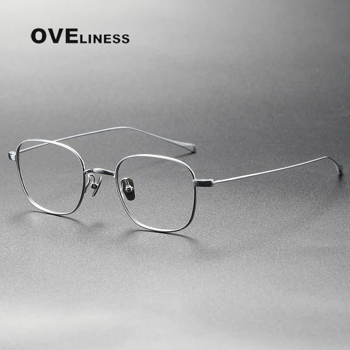 Oveliness Women's Full Rim Square Titanium Eyeglasses 369199