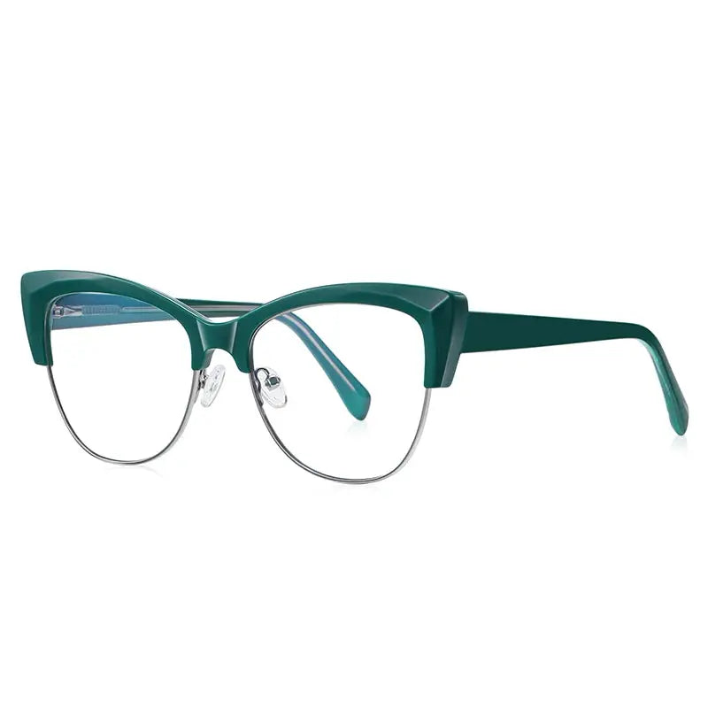 Vicky Women's Full Rim Cat Eye Tr 90 Titanium Reading Glasses 2181.