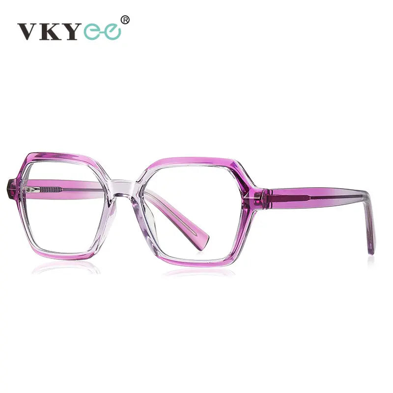 Vicky Unisex Full Rim Tr 90 Stainless Steel Square Reading Glasses 2162 Reading Glasses Vicky   