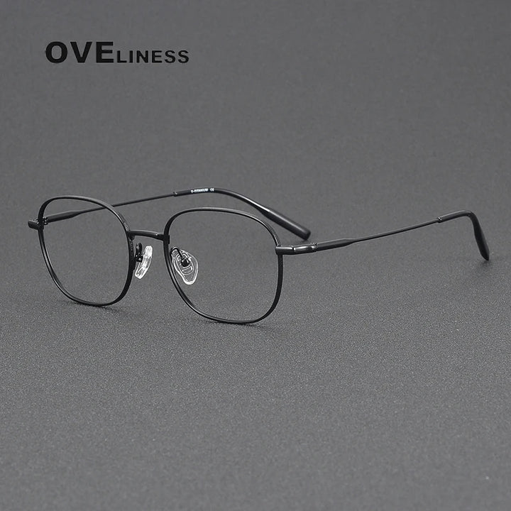 Oveliness Women's Full Rim Square Titanium Eyeglasses 81024