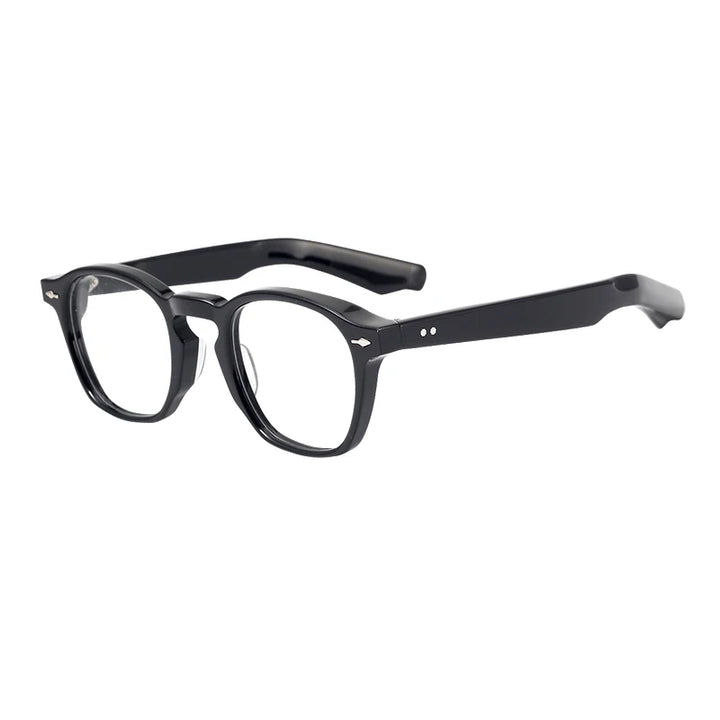 Nobler Unisex Full Rim Square Thick Temple Acetate Eyeglasses Q009 Full Rim Nobler   