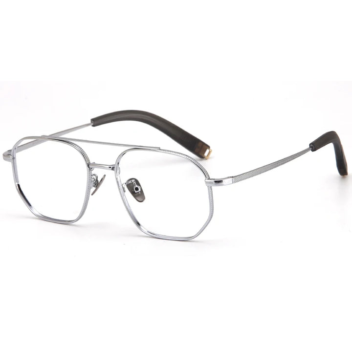 Muzz W7518 unisex IP titanium prescription eyeglasses — view 7