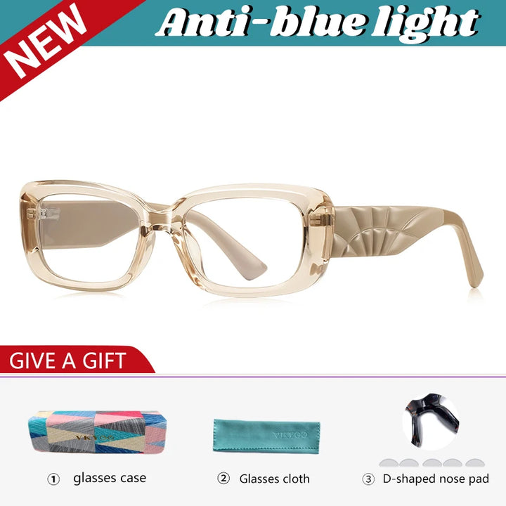 Vicky Women's Full Rim Rectangle Tr 90 Titanium Reading Glasses 512251