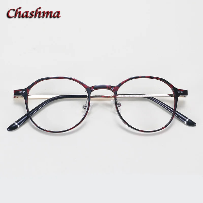 Chashma Ochki Unisex Youth's Full Rim Round Ultem Eyeglasses 2186 Full Rim Chashma Ochki   