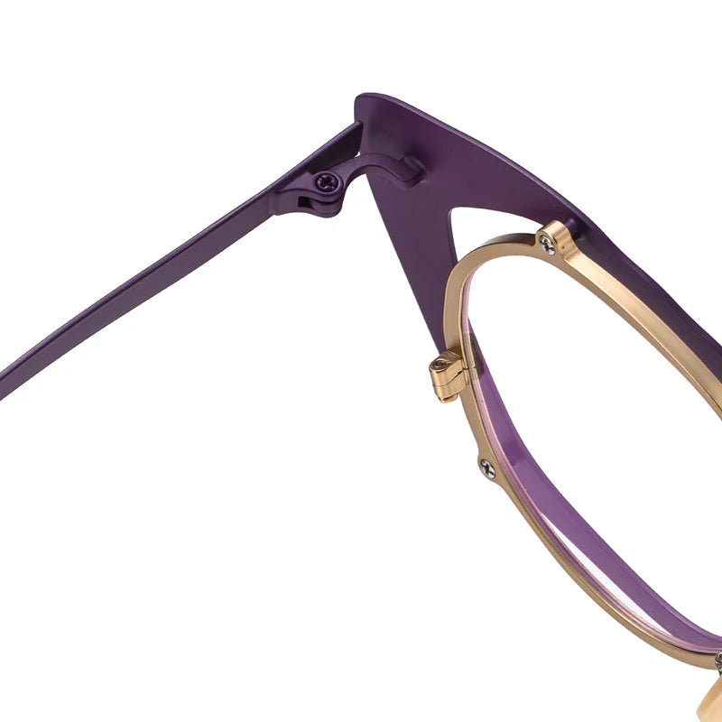 Muzz 0099 women's cat eye pure titanium prescription eyeglasses — view 9