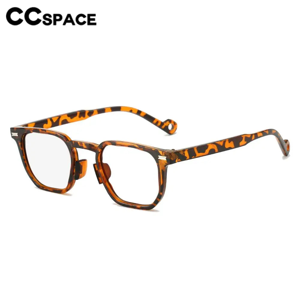 CCspace Unisex Full Rim Square Polycarbonate Reading Glasses R57195 Reading Glasses CCspace   