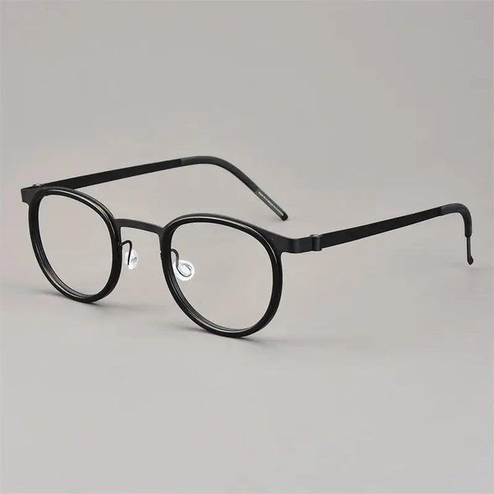 Aimee Full Rim 970400 Unisex Screwless Titanium Round Frames Aimee