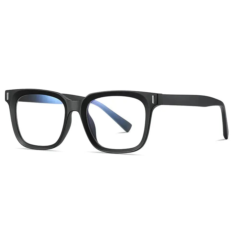 Vicky Unisex Full Rim Square Stainless Steel Acetate Reading Glasses 2091 — view 3 | Vicky at FuzWeb