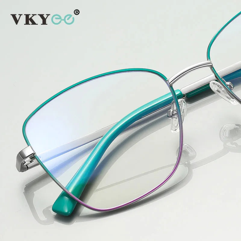 Vicky Unisex Full Rim Tr 90 Titanium Square Reading Glasses 3087 Reading Glasses Vicky   