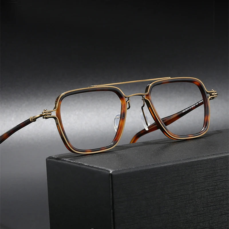Blackmask Unisex Full Rim Square Titanium Eyeglasses BM-AR5875