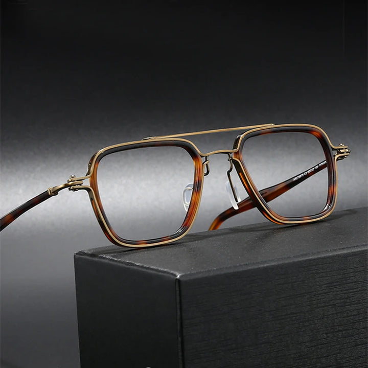 Blackmask Unisex Full Rim Square Titanium Eyeglasses BM-AR5875