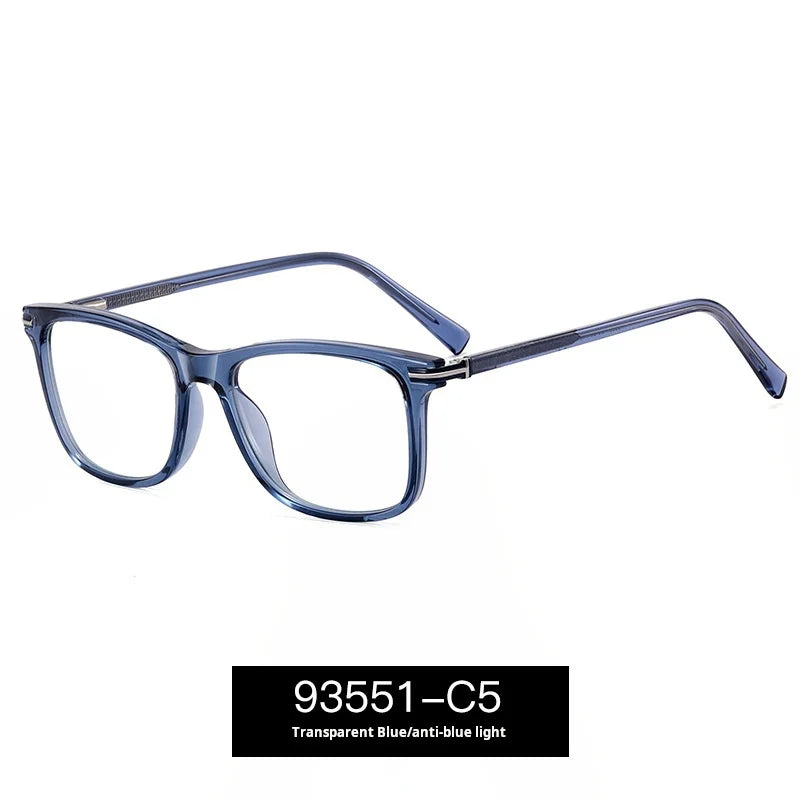 Momoja Women's Full Rim Square Tr 90 Alloy Eyeglasses 93551