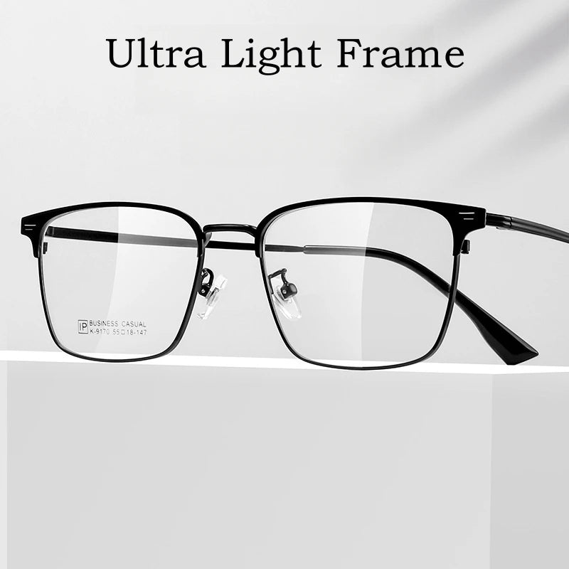 Yimaruli Unisex Full Rim Square Alloy Eyeglasses 9170K Full Rim Yimaruili Eyeglasses   