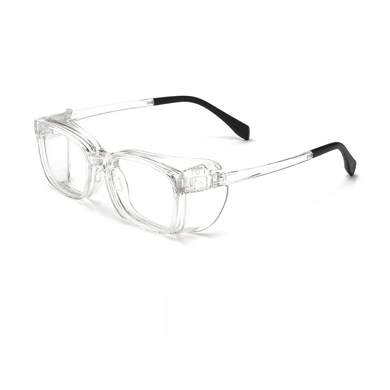 Yimaruili Unisex Full Rim Square Tr 90 Polycarbonate Eyeglasses Y9103 Anti Dust Full Rim Yimaruili Eyeglasses Transparent  