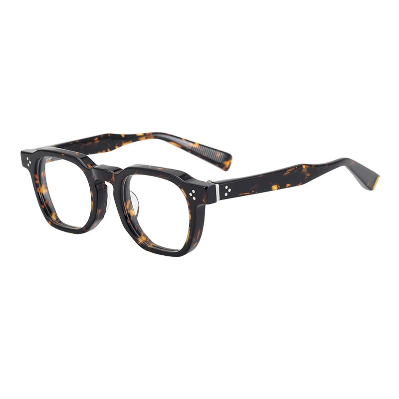 Nobler Unisex Full Rim Square Thick Acetate Eyeglasses 0527 Full Rim Nobler   