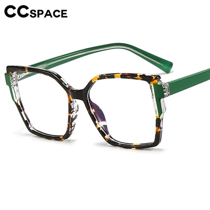 CCspace Women's Full Rim Square Cat Eye Polycarbonate Eyeglasses 301332 Full Rim CCspace   