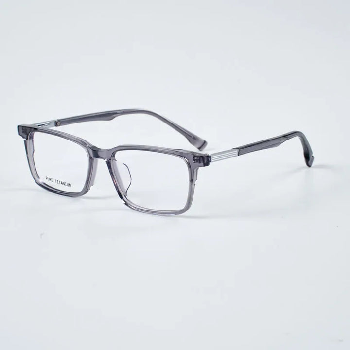 Momoja Unisex Full Rim Brow Line Square Acetate Eyeglasses 22005
