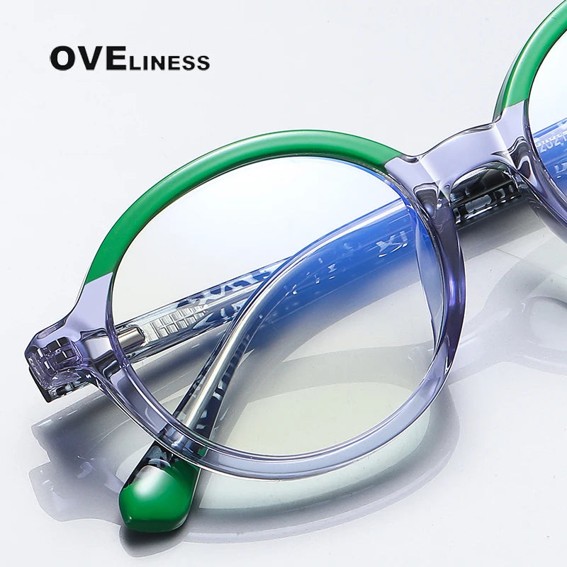 Oveliness Youth Unisex Full Rim Round Tr 90 Eyeglasses R0214 Full Rim Oveliness   