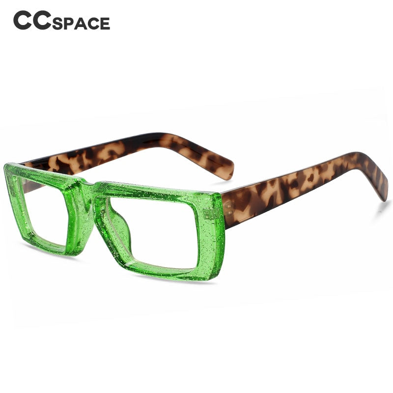 CCspace Women's Full Rim Square Tr 90 Eyeglasses 56435 Full Rim CCspace   