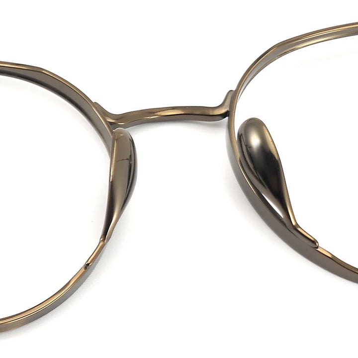 Muzz 3005 unisex oval pure titanium prescription eyeglasses — view 9