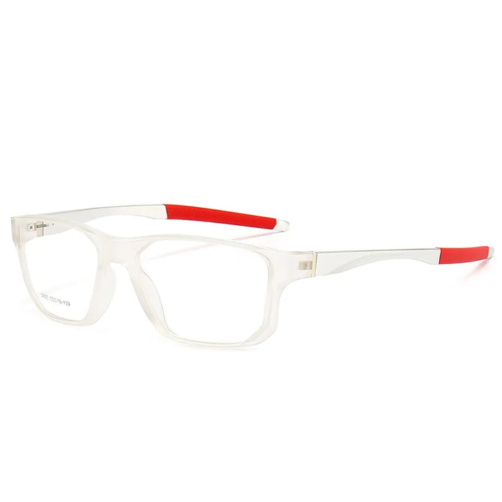 Muzz 58550 men's square sports TR-90 prescription eyeglasses — view 14