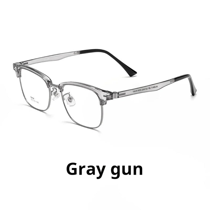 Xbora Women's Full Rim Oval Square Alloy Tr 90 Eyeglasses 216414