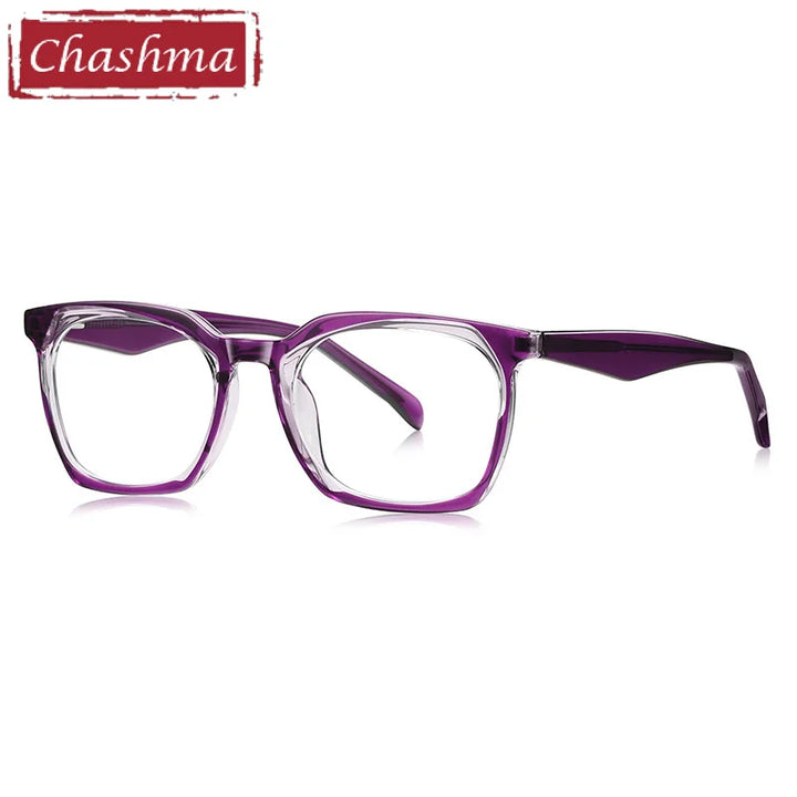 Chashma Unisex Full Rim Square Cat Eye Tr 90 Titanium Eyeglasses 54011