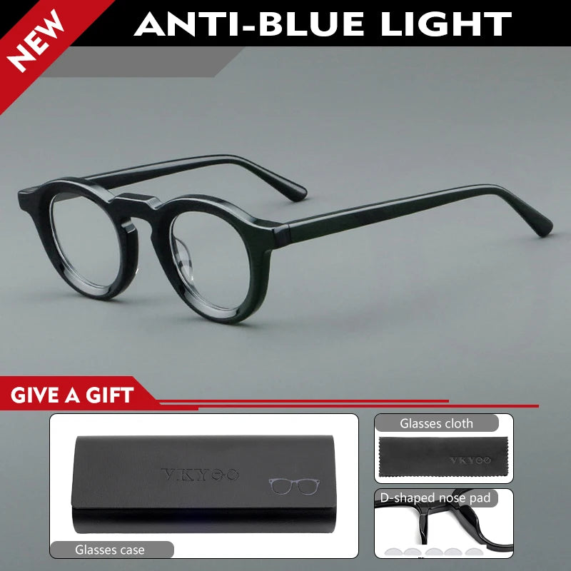Vicky Women's Full Rim Round Acetate Reading Glasses 623107