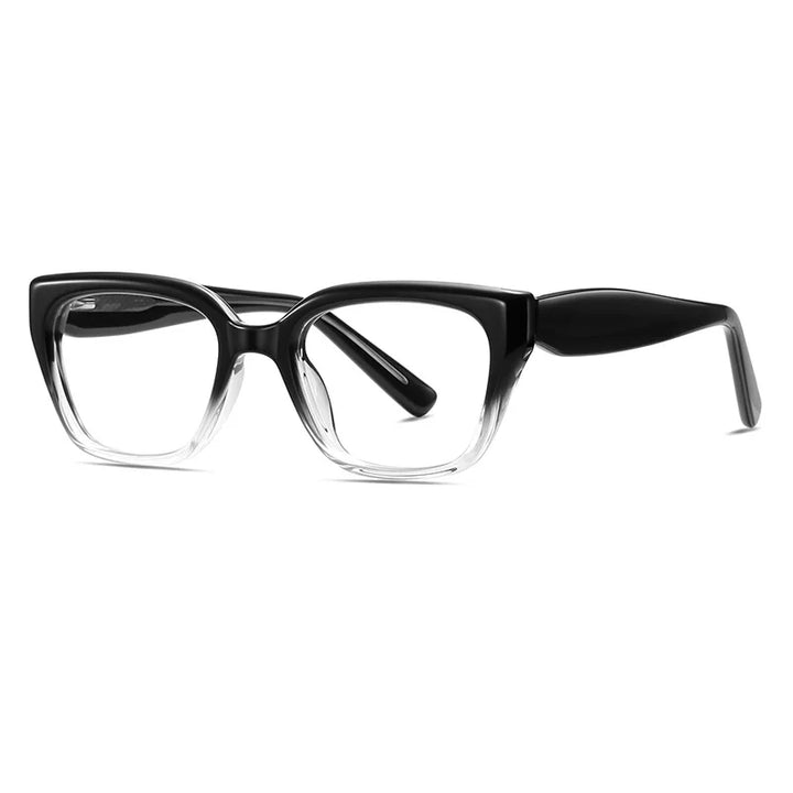 Yimaruili Women's Full Rim Square Cat Eye Tr 90 Alloy Eyeglasses 70314