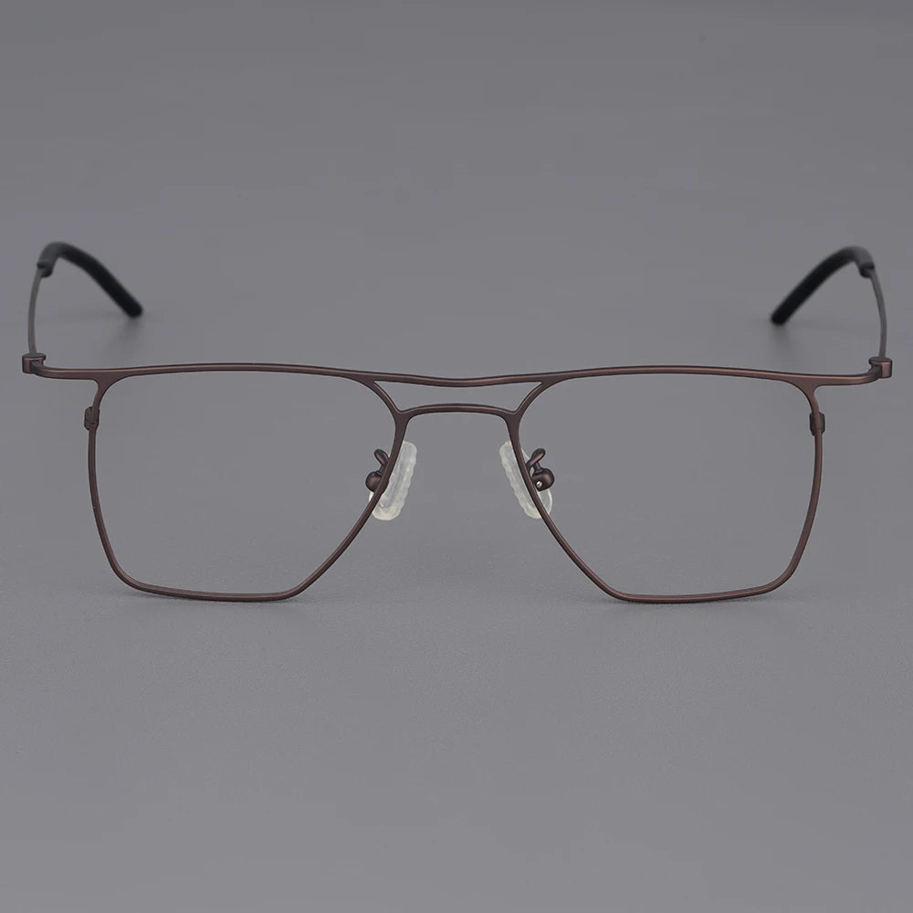 Bobbie Unisex Full Rim Square Titanium Eyeglasses KMN502