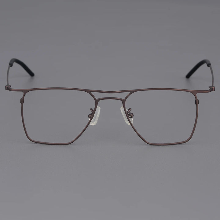 Bobbie Unisex Full Rim Square Titanium Eyeglasses KMN502