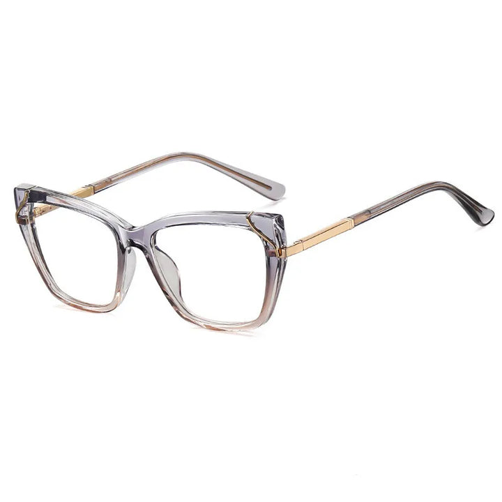 CCspace Women's Full Rim Square Tr 90 Alloy Reading Glasses 312727