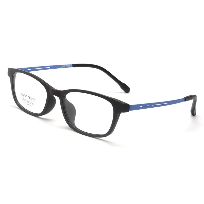 Yimaruili Unisex Full Rim Square TR-90 Titanium Eyeglasses 9837XP — view 3 | Yimaruili at FuzWeb
