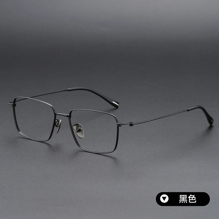 Bclear Unisex Full Rim Square Titanium Eyeglasses SM-80912