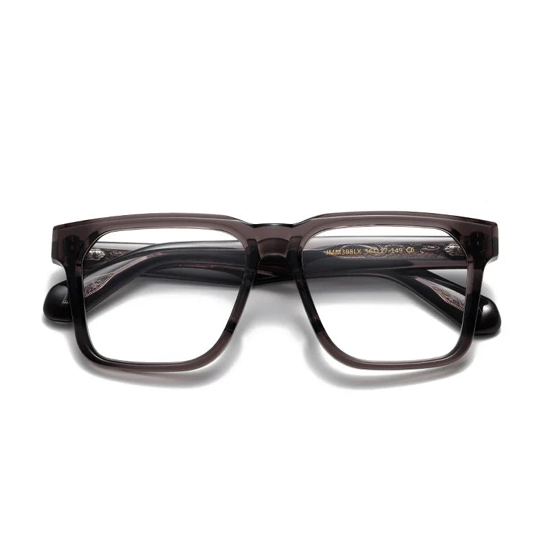 Aror Men's Full Rim Big Square Acetate Eyeglasses 94308